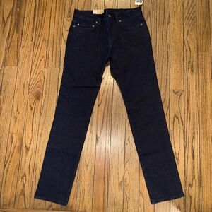 Prana Hillgard Slim Jean Tapered Leg Dark Wash Blue Men Size 30 x‎ 32 NWT